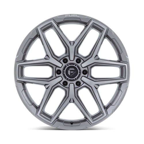 22" Fuel Flux 22x10 6x135 -18mm Platinum Wheel Lifted For Ford Lincoln Rim