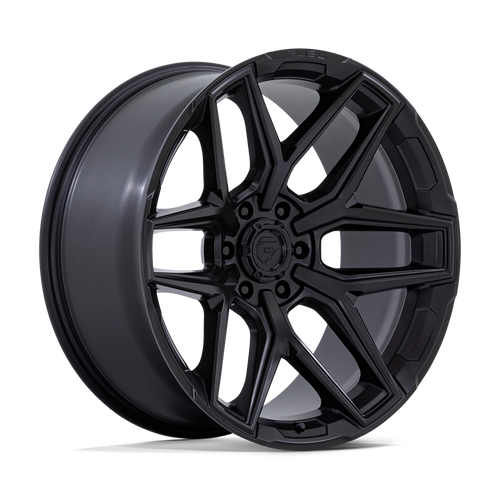 20" Fuel Flux 20x10 6x5.5 -18mm Blackout Wheel Lifted For Chevy GMC Ram Rim
