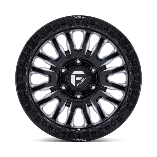 20" Fuel FC857 Rincon 20x9 6x135 1mm Gloss Black Milled Wheel Truck SUV Rim