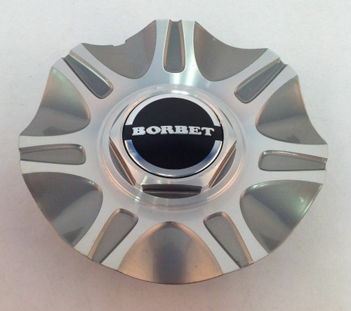 Borbet Aftermarket Silver Machine Wheel Center Cap Custom Z0211 6.75" Dia BOR10