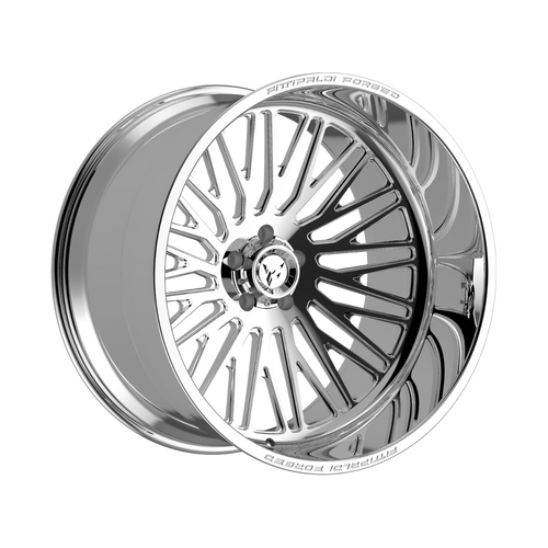 24" Fittipaldi Off Road FTF505P 24x14 Polished 6x5.5 Wheel -76mm Lifted Rim