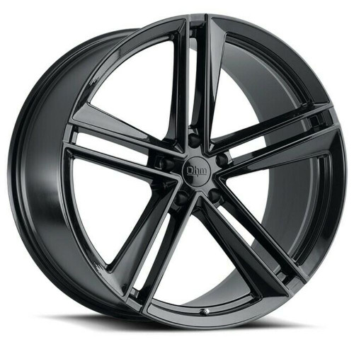 OHM Lightning 19x8.5 5x120 Gloss Black Wheel 19" 30mm Rim