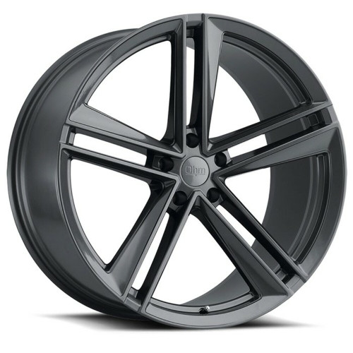 OHM Lightning 19x8.5 5x120 Gloss Gunmetal Wheel 19" 30mm Rim