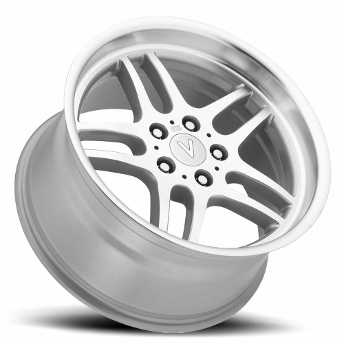 18" Voxx Replica BMW TT Silver Machined Face Wheel 18x8 5x120 13mm Rim