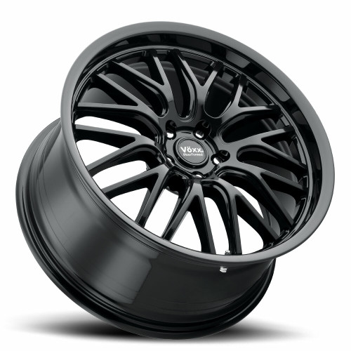 20" Voxx Masi Gloss Black Wheel 20x9 5x120 25mm Rim