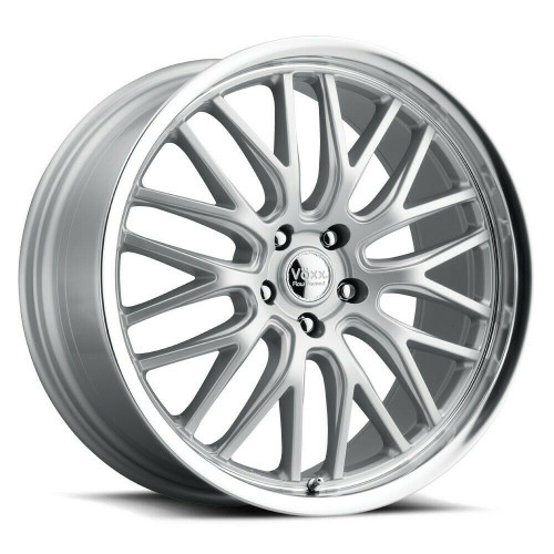 Set 4 19" Voxx Masi Silver Mirror Mach Lip Wheels 19x8.5 5x112 35mm Rims