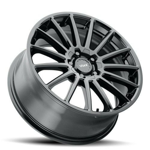 18" Voxx Casina Gloss Black Wheel 18x8 5x4.25 5x4.5 45mm Rim
