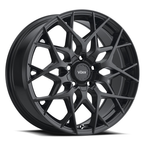 Set 4 18" Voxx Paso Matte Black Wheels 18x8 5x110 5x115 45mm Rims