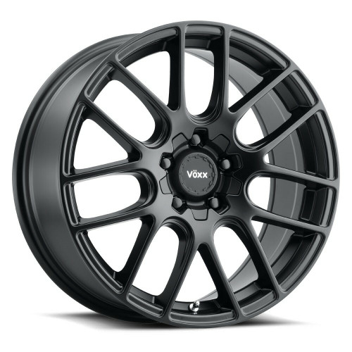 18" Voxx Orso Matte Black Wheel 18x8 5x112 5x120 45mm Rim 18" Voxx Orso Matte Black Wheel 18x8 5x112 5x120 45mm Rim