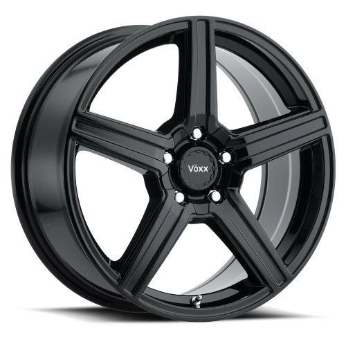 Set 4 18" Voxx Como Gloss Black Wheels 18x8 5x110 5x115 45mm Rims