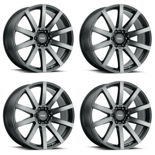 Set 4 22" Voxx Vento Gloss Black Dark Tint Wheels 22x9 6x135 6x5.5 30mm Rims Set 4 22" Voxx Vento Gloss Black Dark Tint Wheels 22x9 6x135 6x5.5 30mm Rims