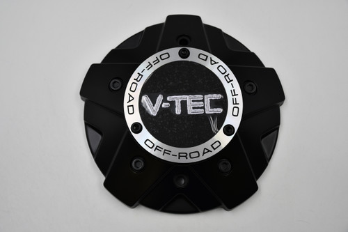 V-TEC Off Road Matte Black Wheel Center Cap Hub Cap C394MB-8CLVT 9" 8 Lug