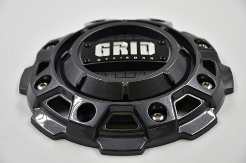 GRID Off-Road Gunmetal Anthracite Wheel Center Cap Hub Cap GD-56-CAP 7.75"