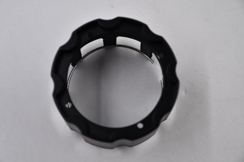 Vision Matte Black Wheel Center Cap Hub Cap C545SB-CBXL 3.125" Vision Rocker 545, Open End