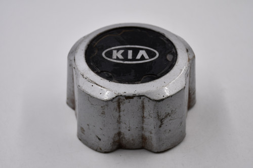 KIA SIlver w/Black & Silver Inset Wheel Center Cap Hub Cap KIA/4.75 4.75" OEM '95-'02 Sportage