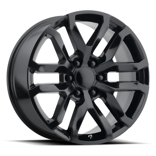 Performance Replicas PR196 22x9 6x5.5 Satin Black Wheel 22" 24mm Rim