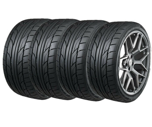 Nitto NT555 G2 high-performance street tire featuring an aggressive tread design for sports cars, muscle cars and performance vehicles