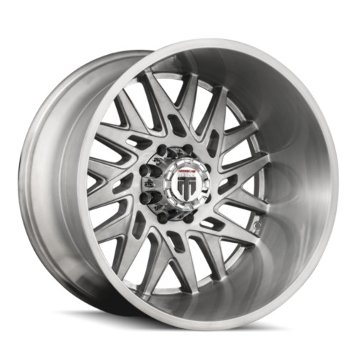 22" American Truxx Dna 22x12 Brushed & Clear Coated 5x5 Wheel -44mm Rim