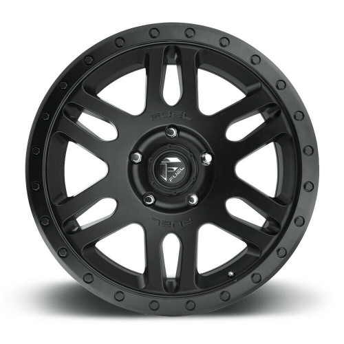 17" Fuel 1PC D584 Recoil 17x8.5 6x120 Matte Black Wheel 7mm For Chevy GMC Rim