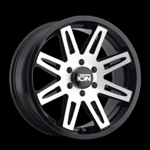 Set 4 20" Ion 142 20x9 Black Machined 8x6.5 Wheels 18mm Rims