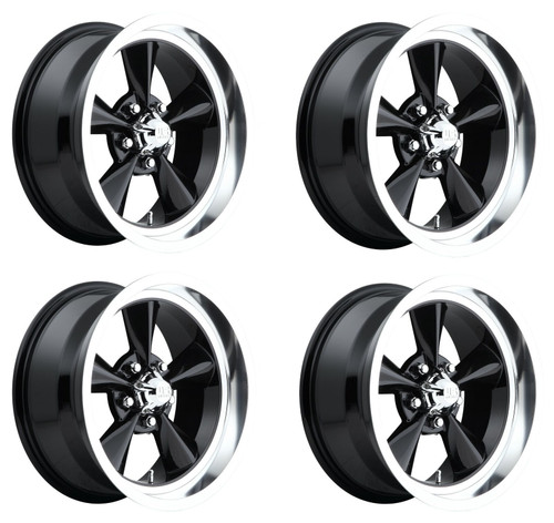 Set 4 US Mag U107 Standard 18x9 5x4.75 Gloss Black Wheels 18" 7mm Rims Set 4 US Mag U107 Standard 18x9 5x4.75 Gloss Black Wheels 18" 7mm Rims