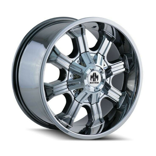 20" Mayhem Beast 20x9 Chrome 8x180 Wheel -12mm Rim