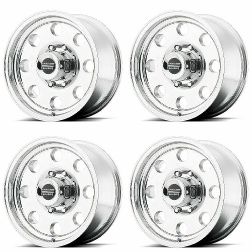 Set 4 American Racing AR172 Baja 16x8 6x5.5 Polished Wheels 16" 0mm Rims Set 4 American Racing AR172 Baja 16x8 6x5.5 Polished Wheels 16" 0mm Rims