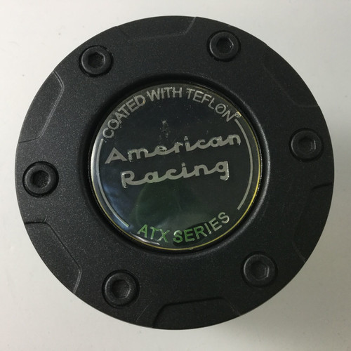 American Racing ATX 3.42" DIA Black Center Cap Teflon 1342106017