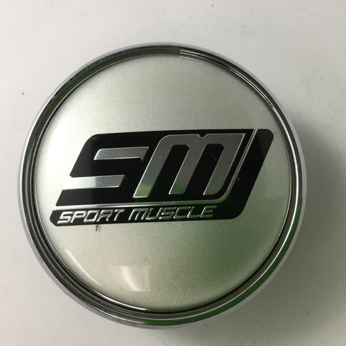 Sport Muscle Wheels Chrome Snap In Center Cap SM7 CAP-S187K67 2-5/8"