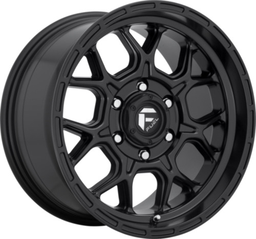Fuel 1PC D670 Tech 17x9 6x5.5 Matte Black Wheel 17" 1mm Rim