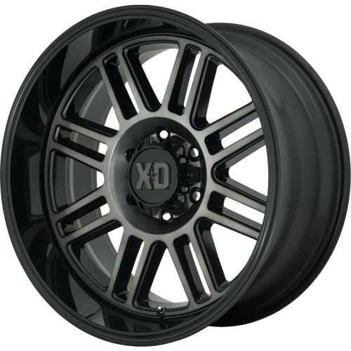 XD XD850 Cage 20x9 8x6.5 Gloss Black With Gray Tint Wheel 20" 0mm Rim