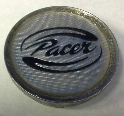 Pacer Aftermarket Silver Black Wheel Center Cap MIC2RB 2.125" Inner Diameter
