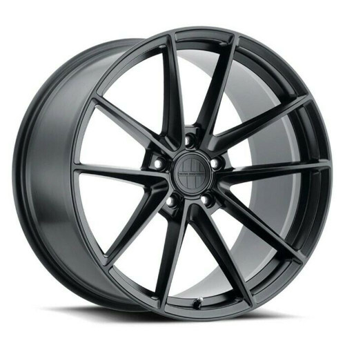 Set 4 Victor Equipment Zuffen 18x11 5x130 Matte Black Wheels 18" 36mm Rims