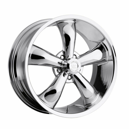 17" Vision American Muscle 142 Legend Chrome Wheel 17x7 5x4.75 Vintage Rim 0mm