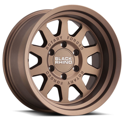 Set 4 Black Rhino Stadium 17x9.5 6x5.5 Matte Bronze Wheels 17" -18mm Rims