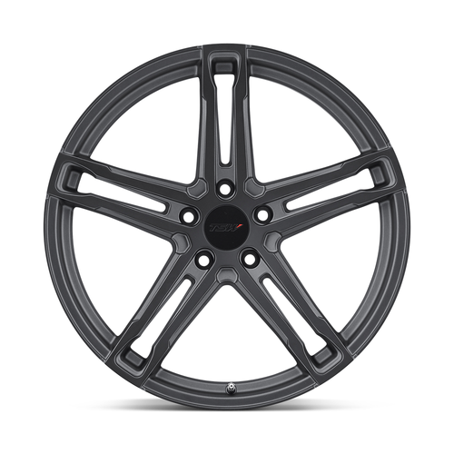 TSW Mechanica 20x10 5x4.5 Matte Gunmetal W/ Matte Black Face Wheel 20" 40mm Rim