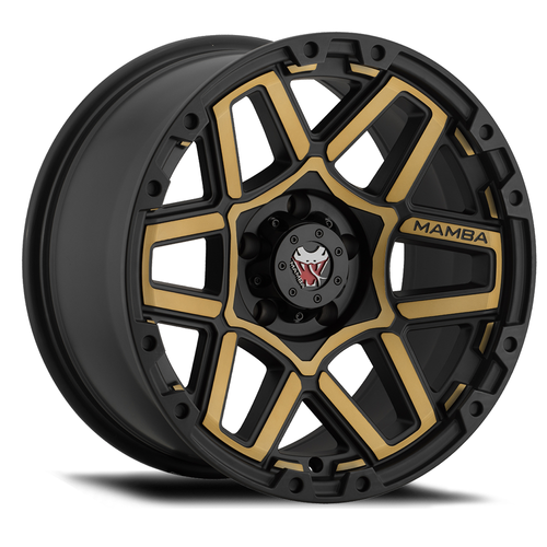 17" Mamba 595BZ M23 17x9 5x5.5 Matte Black w/ Bronze Face Wheel 12mm Truck Rim 17" Mamba 595BZ M23 17x9 5x5.5 Matte Black w/ Bronze Face Wheel 12mm Truck Rim