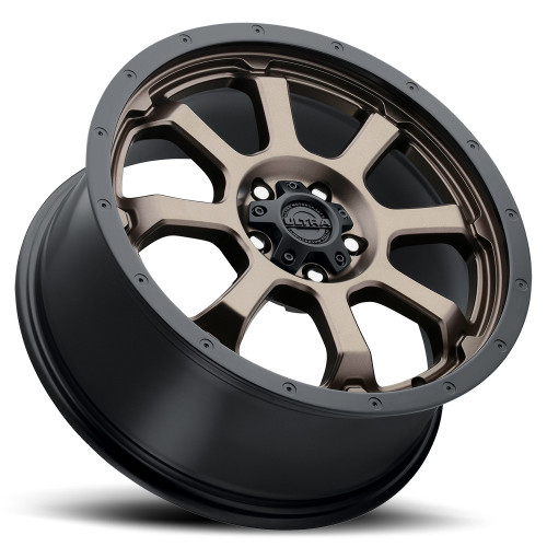 17" Ultra 219BZ Nemesis 17x8 5x4.5 Dark Satin Bronze Wheel 35mm Truck Rim