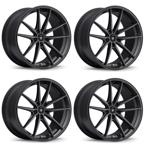 Set 4 17" Konig 37B Oversteer  17x8 Wheels 5x100 +45mm