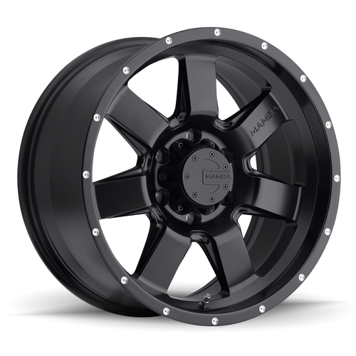 17" Mamba 586B M14 17X9 5x5 Matte Black Wheel -12mm Rim