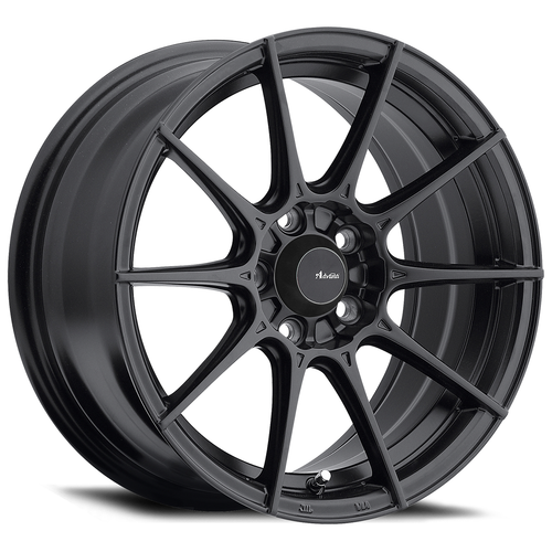 15" Advanti Racing 79B Storm S1  15x7 Matte Black Wheel 4x100 Rim +35mm