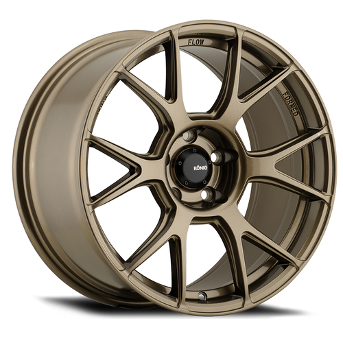 18" Konig 56BZ Ampliform Gloss Bronze 18x8.5 Wheel 5x100 44mm Street Rim