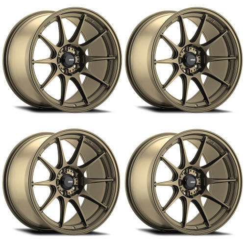 Set 4 15" Konig 57BZ Dekagram 15x9 Wheels 4x100 35mm Rims 57BZ-DK95100358