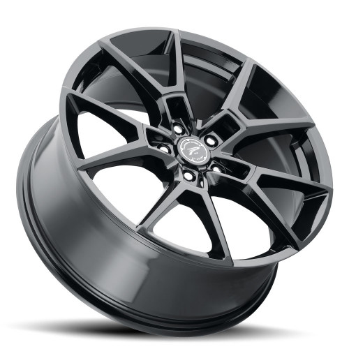 17" Platinum 462BK Matrix 17X8 5x100 Gloss Black with Clear-Coat Wheel 35mm Rim