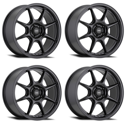 Set 4 18" Konig 102B Lockout 18x8.5 Wheels 5x108 43mm Rims 102B-LK88508435