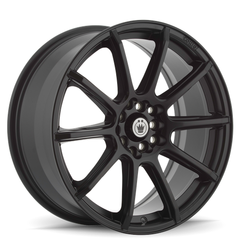 Set 4 14" Konig 45B Control Black 14x6 Wheels 4x100 4x108 40mm Racing Street Rims