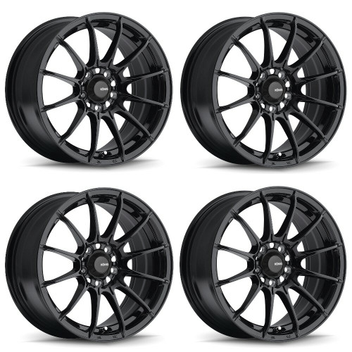 Set 4 15" Konig 39B Dial In 15x8 Wheels 4x100 25mm Rim 39B-DI58100305