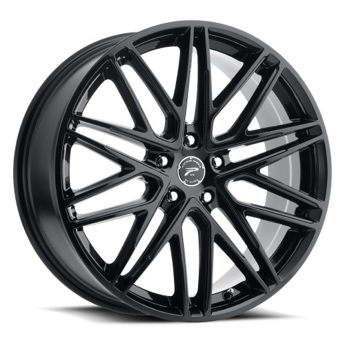 18" Platinum 460BK Atonement 18X8 5x4.5 Gloss Black & Clear-Coat Wheel 40mm Rim