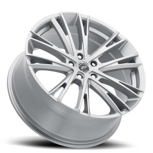 18" Platinum 458S Prophecy 18X8 5x4.5 Gloss Silver w/ Clear Coat Wheel 40mm Rim