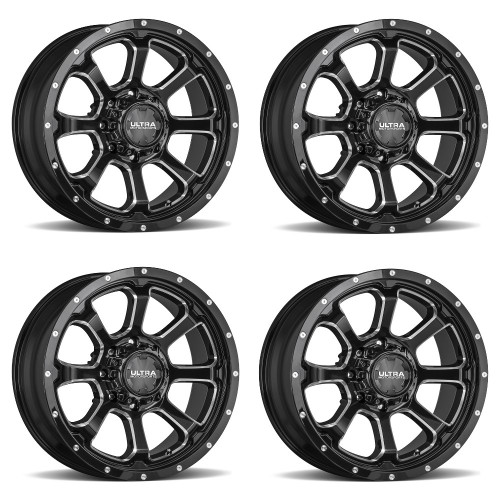 Set 4 20" Ultra 219BM Nemesis  20x9 Wheels 8x170 +01mm